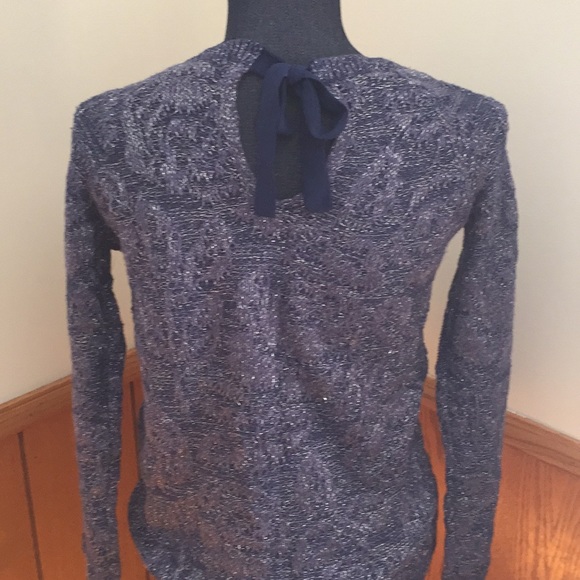 SOLD :::::  Blue knit sweater - Picture 2 of 3